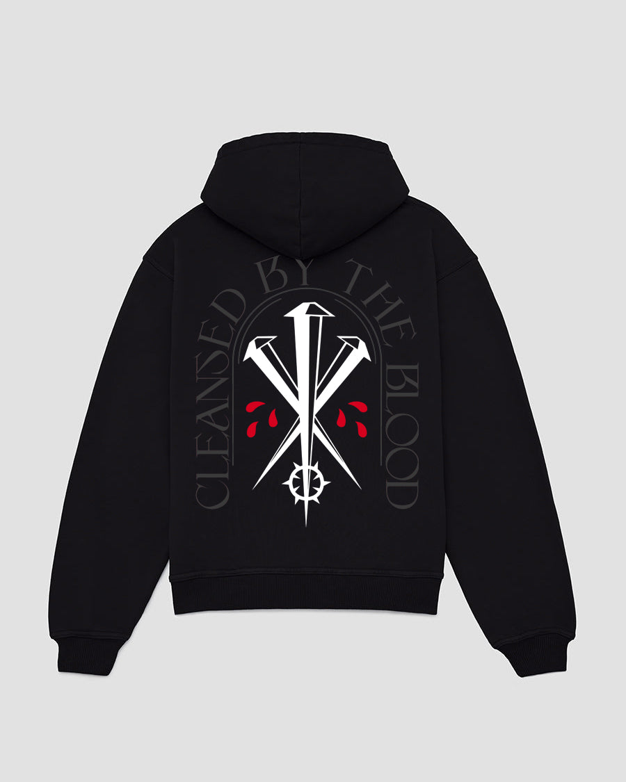 'By the Blood' Hoodie (Black Onyx)