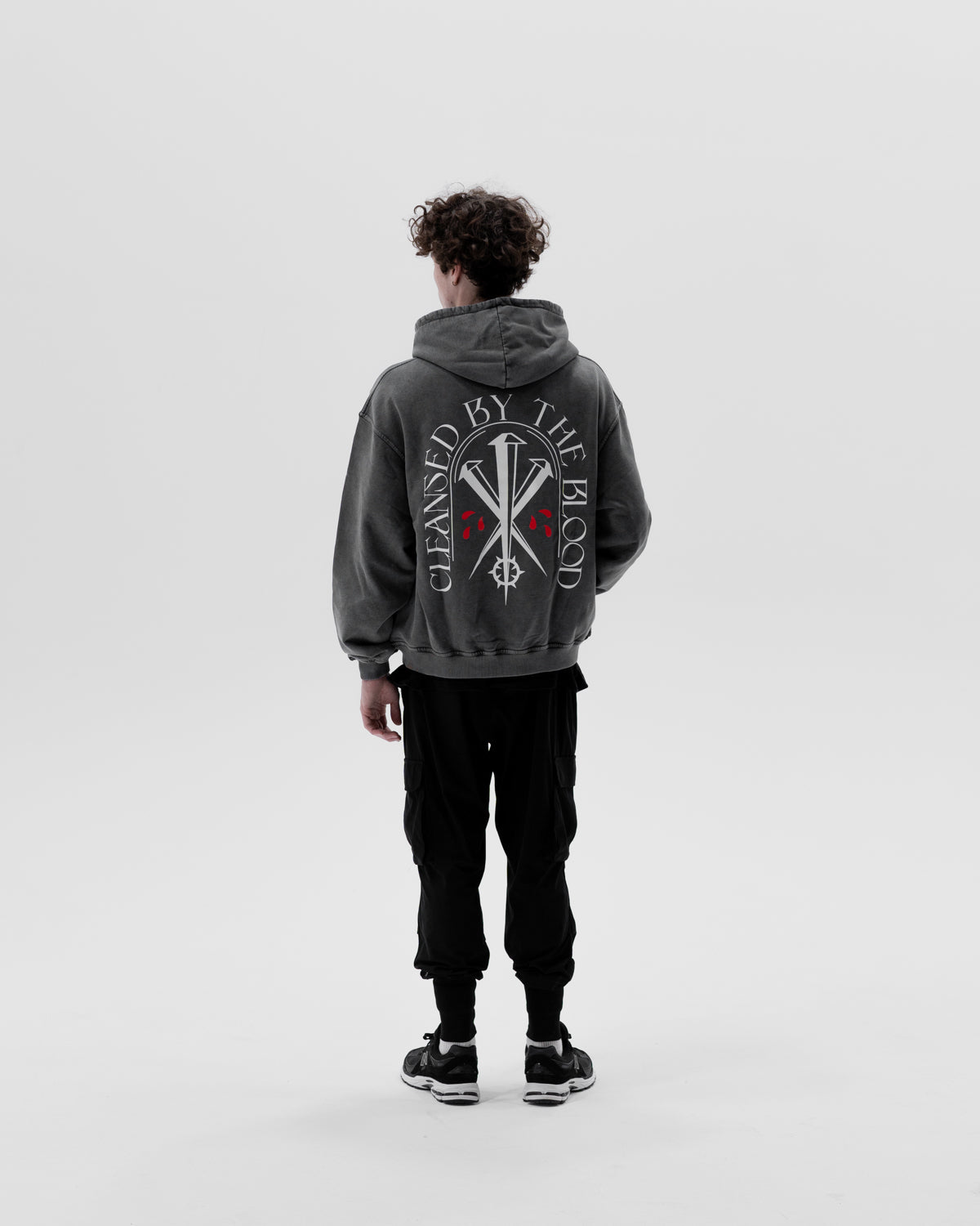 'By the Blood' Hoodie (Stone)