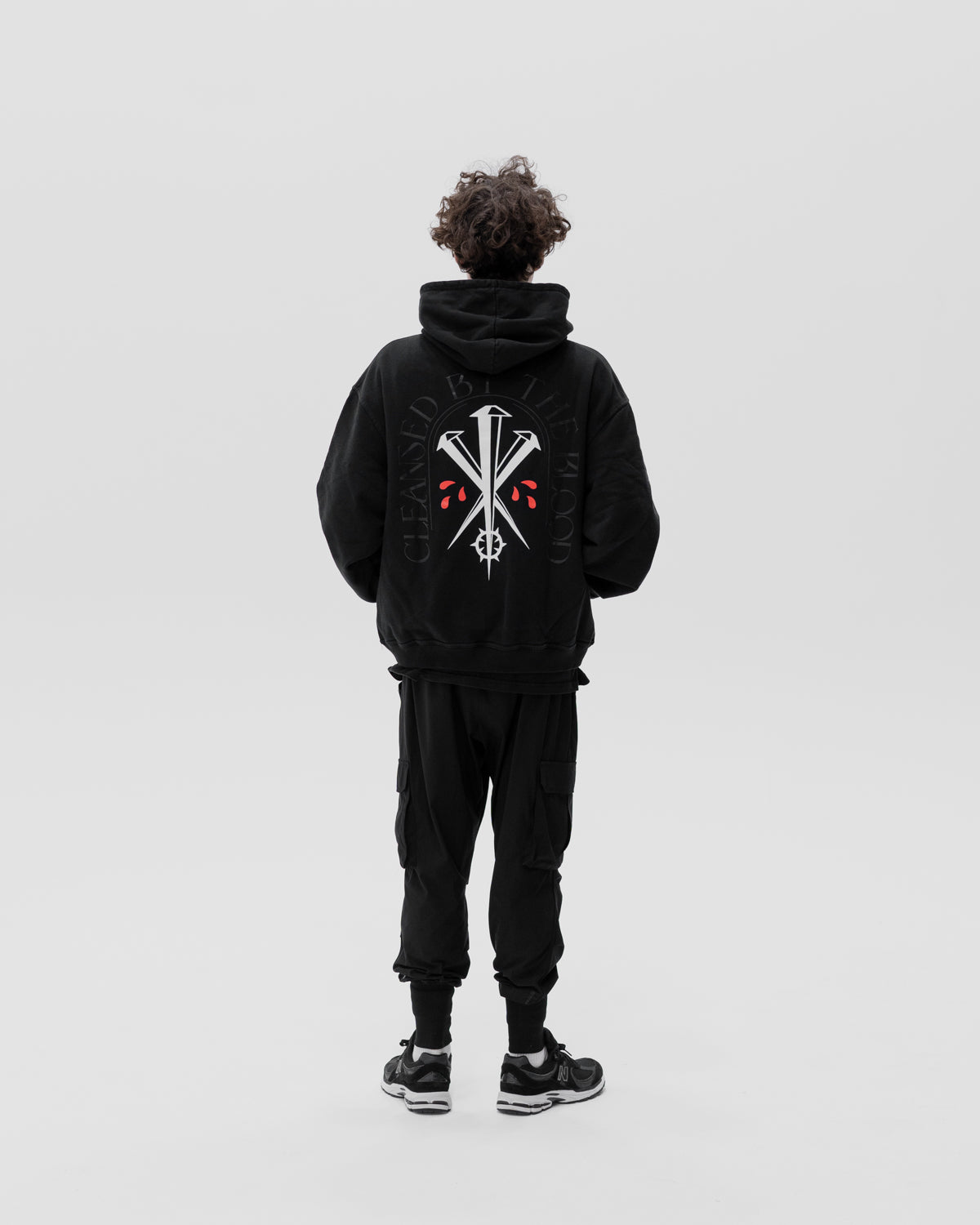 'By the Blood' Hoodie (Black Onyx)